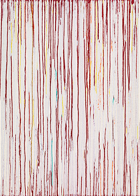 Transparenz und Dichte I, 2013, Acryl auf Nessel, 70x50 cm
