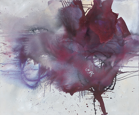Fantasma II, 2018, Acryl auf Nessel, 100x120 cm